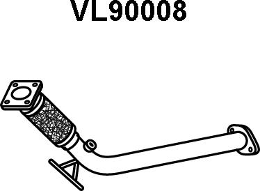 Veneporte VL90008 - Труба вихлопного газу avtolavka.club