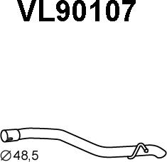 Veneporte VL90107 - Труба вихлопного газу avtolavka.club