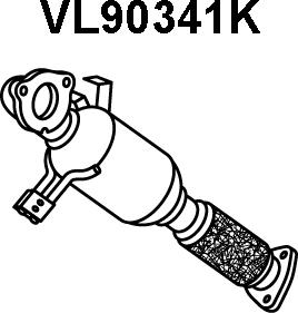 Veneporte VL90341K - Каталізатор avtolavka.club