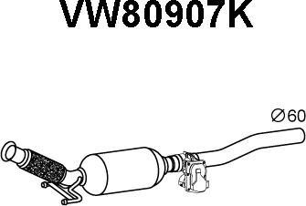 Veneporte VW80907K - Каталізатор avtolavka.club