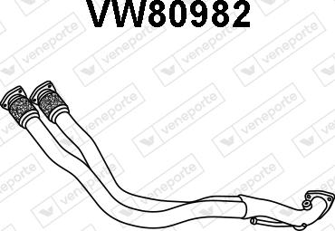 Veneporte VW80982 - Труба вихлопного газу avtolavka.club