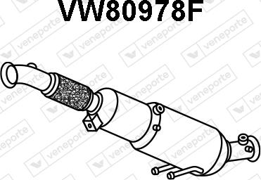 Veneporte VW80978F - Сажі / частковий фільтр, система вихлопу ОГ avtolavka.club