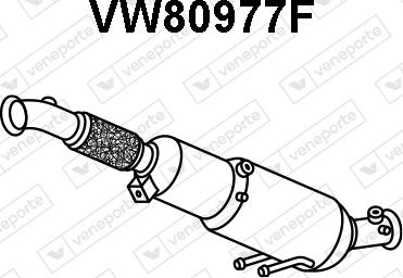 Veneporte VW80977F - Сажі / частковий фільтр, система вихлопу ОГ avtolavka.club