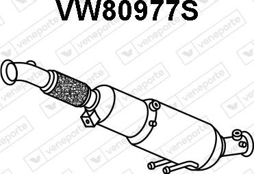 Veneporte VW80977S - Сажі / частковий фільтр, система вихлопу ОГ avtolavka.club