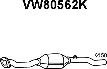 Veneporte VW80562K - Каталізатор avtolavka.club