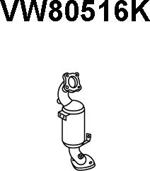 Veneporte VW80516K - Каталізатор avtolavka.club