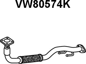 Veneporte VW80574K - Каталізатор avtolavka.club