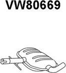 Veneporte VW80669 - Середній глушник вихлопних газів avtolavka.club