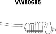 Veneporte VW80685 - Глушник вихлопних газів кінцевий avtolavka.club