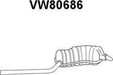 Veneporte VW80686 - Глушник вихлопних газів кінцевий avtolavka.club