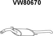 Veneporte VW80670 - Глушник вихлопних газів кінцевий avtolavka.club