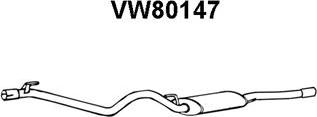 Veneporte VW80147 - Глушник вихлопних газів кінцевий avtolavka.club