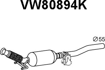 Veneporte VW80894K - Каталізатор avtolavka.club