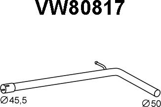 Veneporte VW80817 - Труба вихлопного газу avtolavka.club