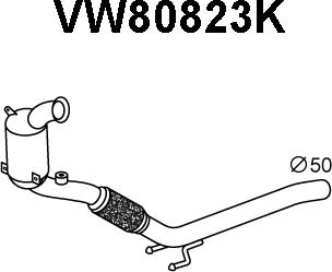 Veneporte VW80823K - Каталізатор avtolavka.club