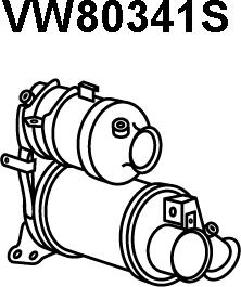 Veneporte VW80341S - Сажі / частковий фільтр, система вихлопу ОГ avtolavka.club