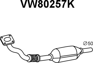 Veneporte VW80257K - Каталізатор avtolavka.club