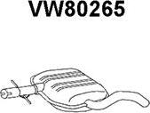 Veneporte VW80265 - Середній глушник вихлопних газів avtolavka.club