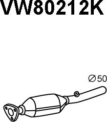Veneporte VW80212K - Каталізатор avtolavka.club