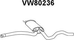 Veneporte VW80236 - Середній глушник вихлопних газів avtolavka.club