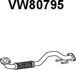 Veneporte VW80795 - Труба вихлопного газу avtolavka.club