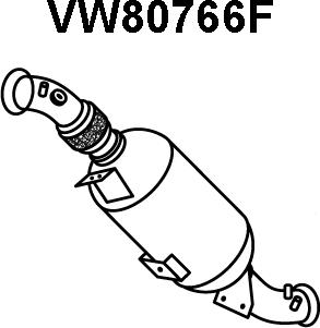 Veneporte VW80766F - Сажі / частковий фільтр, система вихлопу ОГ avtolavka.club