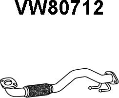 Veneporte VW80712 - Труба вихлопного газу avtolavka.club