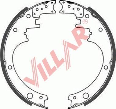 Villar 629.0554 - Комплект гальм, барабанний механізм avtolavka.club