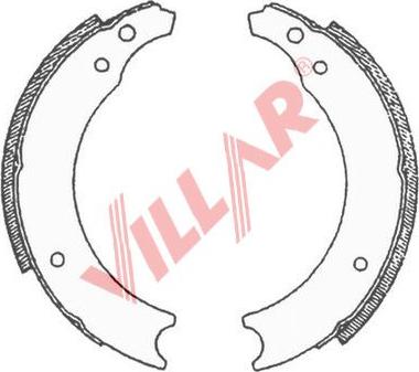 Villar 629.0570 - Комплект гальм, барабанний механізм avtolavka.club