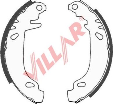 Villar 629.0572 - Комплект гальм, барабанний механізм avtolavka.club