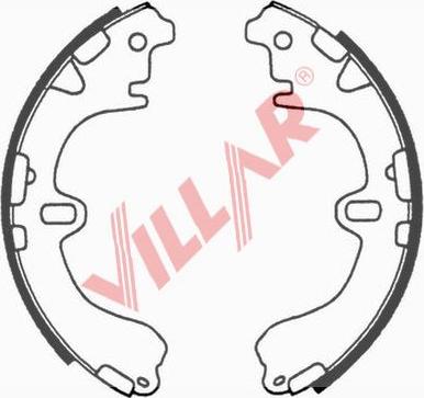 Villar 629.0661 - Комплект гальм, барабанний механізм avtolavka.club