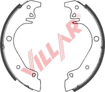 Villar 629.0601 - Комплект гальм, барабанний механізм avtolavka.club