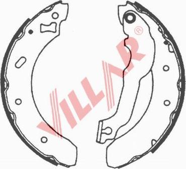 Villar 629.0629 - Комплект гальм, барабанний механізм avtolavka.club