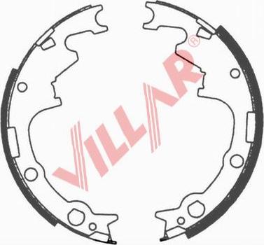 Villar 629.0678 - Комплект гальм, барабанний механізм avtolavka.club