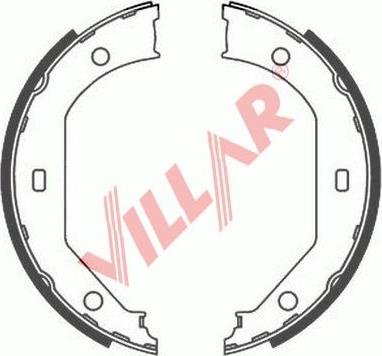 Villar 629.0810 - Комплект гальм, ручник, парковка avtolavka.club