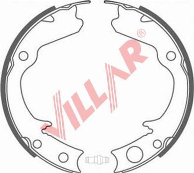 Villar 629.0832 - Комплект гальм, ручник, парковка avtolavka.club