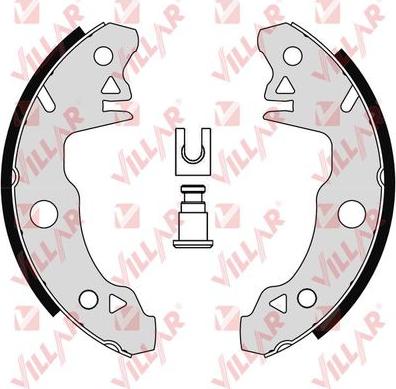 Villar 629.0352 - Комплект гальм, барабанний механізм avtolavka.club