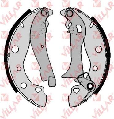 Villar 629.0219 - Комплект гальм, барабанний механізм avtolavka.club