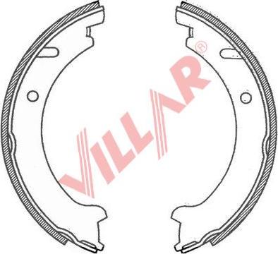 Villar 629.0784 - Комплект гальм, ручник, парковка avtolavka.club