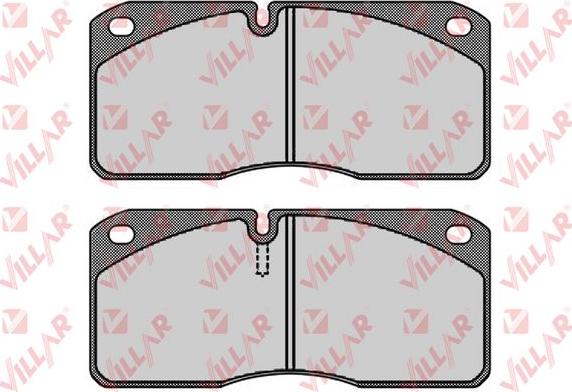 Villar 626.0586 - Гальмівні колодки, дискові гальма avtolavka.club