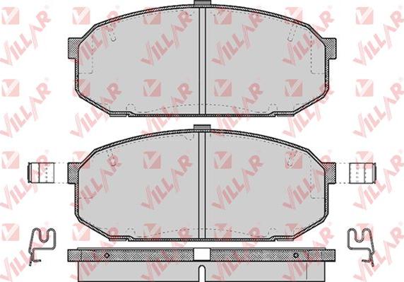 Villar 626.0526 - Гальмівні колодки, дискові гальма avtolavka.club