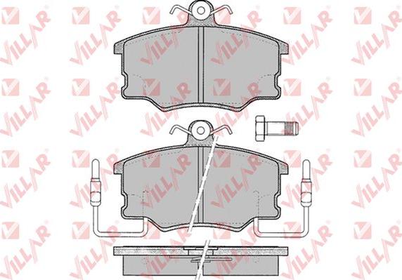 Villar 626.0098 - Гальмівні колодки, дискові гальма avtolavka.club