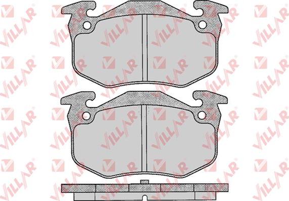 Villar 626.0307 - Гальмівні колодки, дискові гальма avtolavka.club