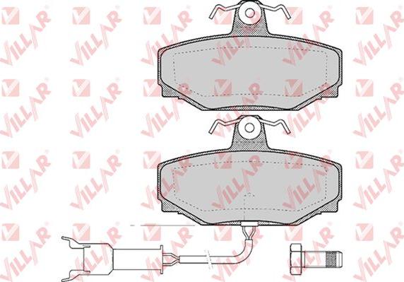 Villar 626.0338 - Гальмівні колодки, дискові гальма avtolavka.club