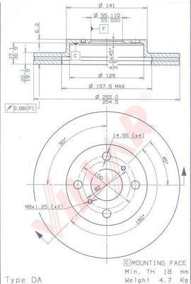 Villar 628.0515 - Гальмівний диск avtolavka.club