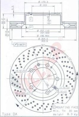 Villar 628.1974 - Гальмівний диск avtolavka.club