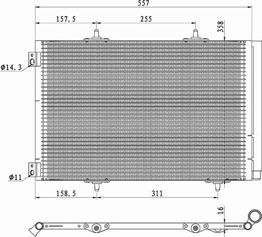 Waeco 8880400601 - Конденсатор, кондиціонер avtolavka.club