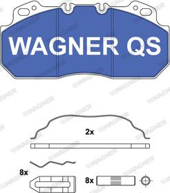 Wagner 2909004950 - Гальмівні колодки, дискові гальма avtolavka.club