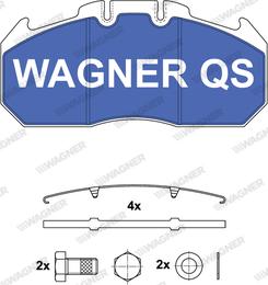 Wagner 2913104950 - Гальмівні колодки, дискові гальма avtolavka.club