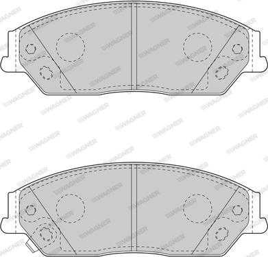 Wagner WBP80003A - Гальмівні колодки, дискові гальма avtolavka.club